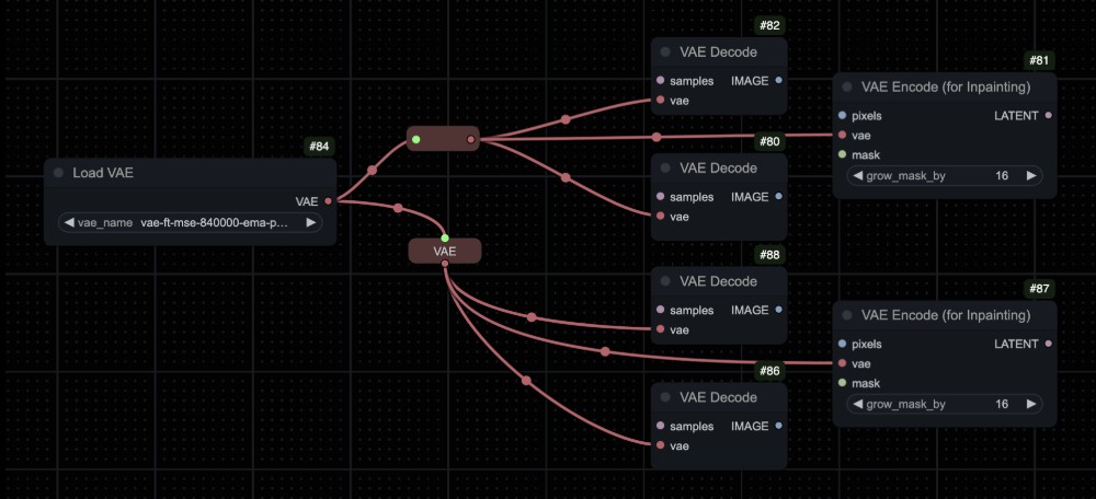 ComfyUI Reroute Node Usage Example